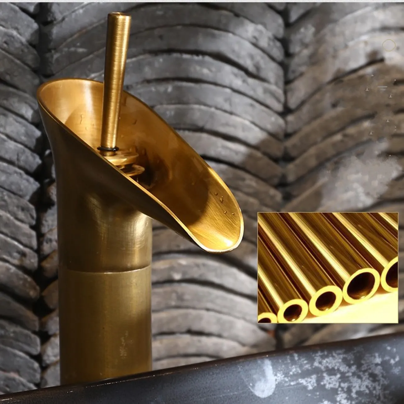 Керамический круглый умывальник для ванной LaLume MB20716-23