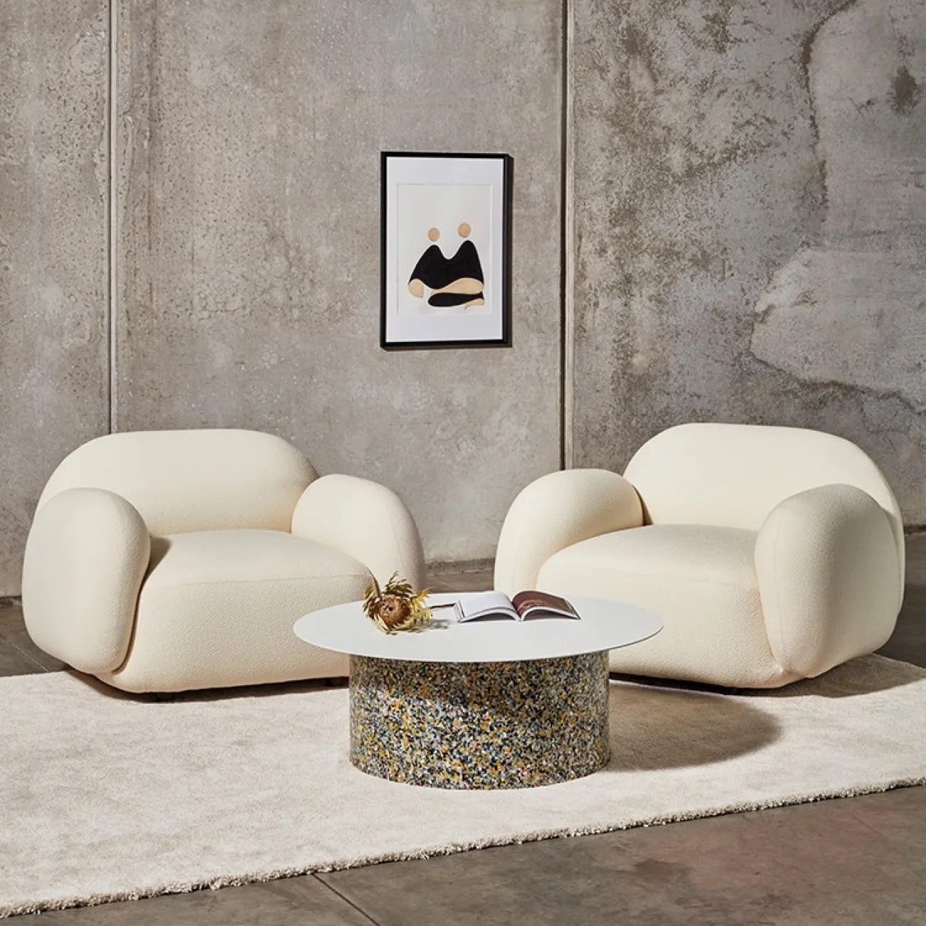 Мягкое кресло для гостиной LaLume MB20726-23