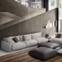 Светлый тканевый диван для гостиной LaLume MB20728-23