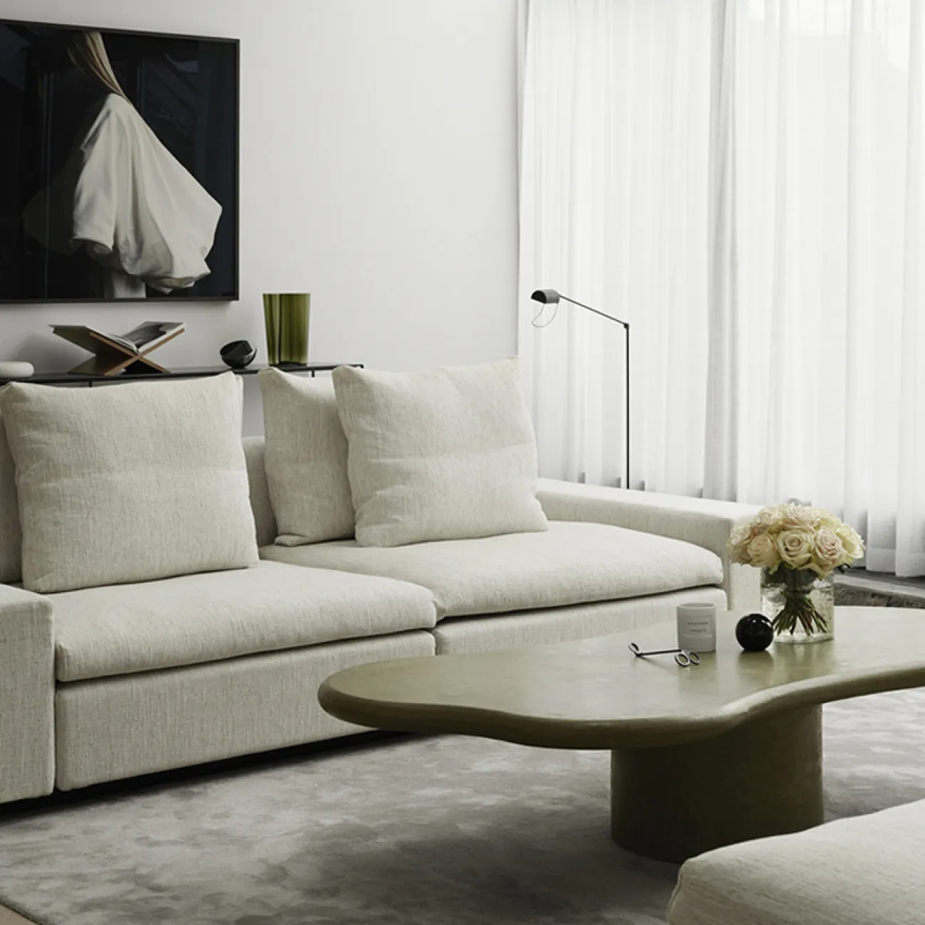 Креативный журнальный стол для гостиной LaLume MB20729-23