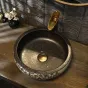 Керамический умывальник с узором для ванной комнаты LaLume MB20731-23