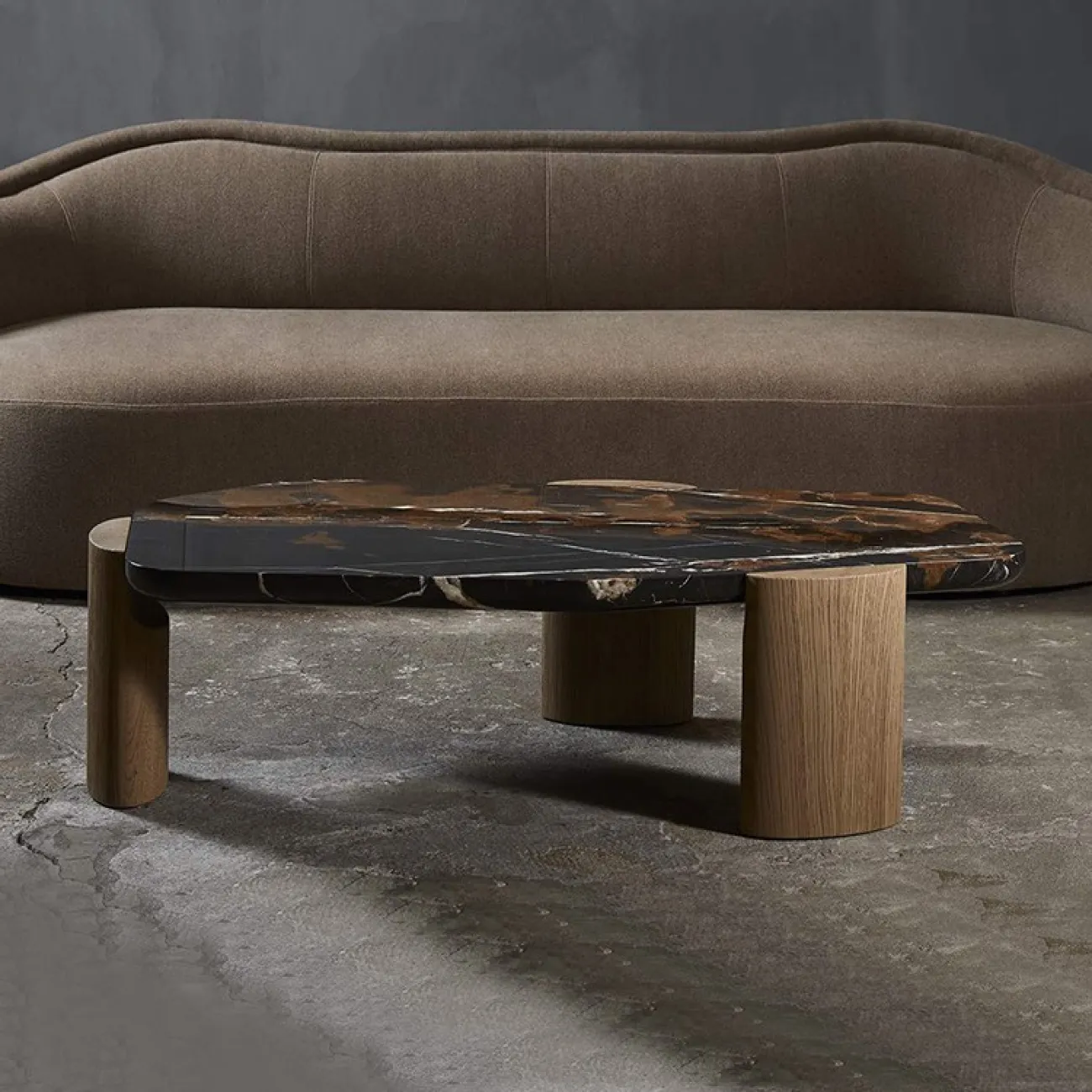 Деревянный журнальный стол для гостиной LaLume MB20734-23 Деревянный журнальный стол для гостиной LaLume MB20734-23