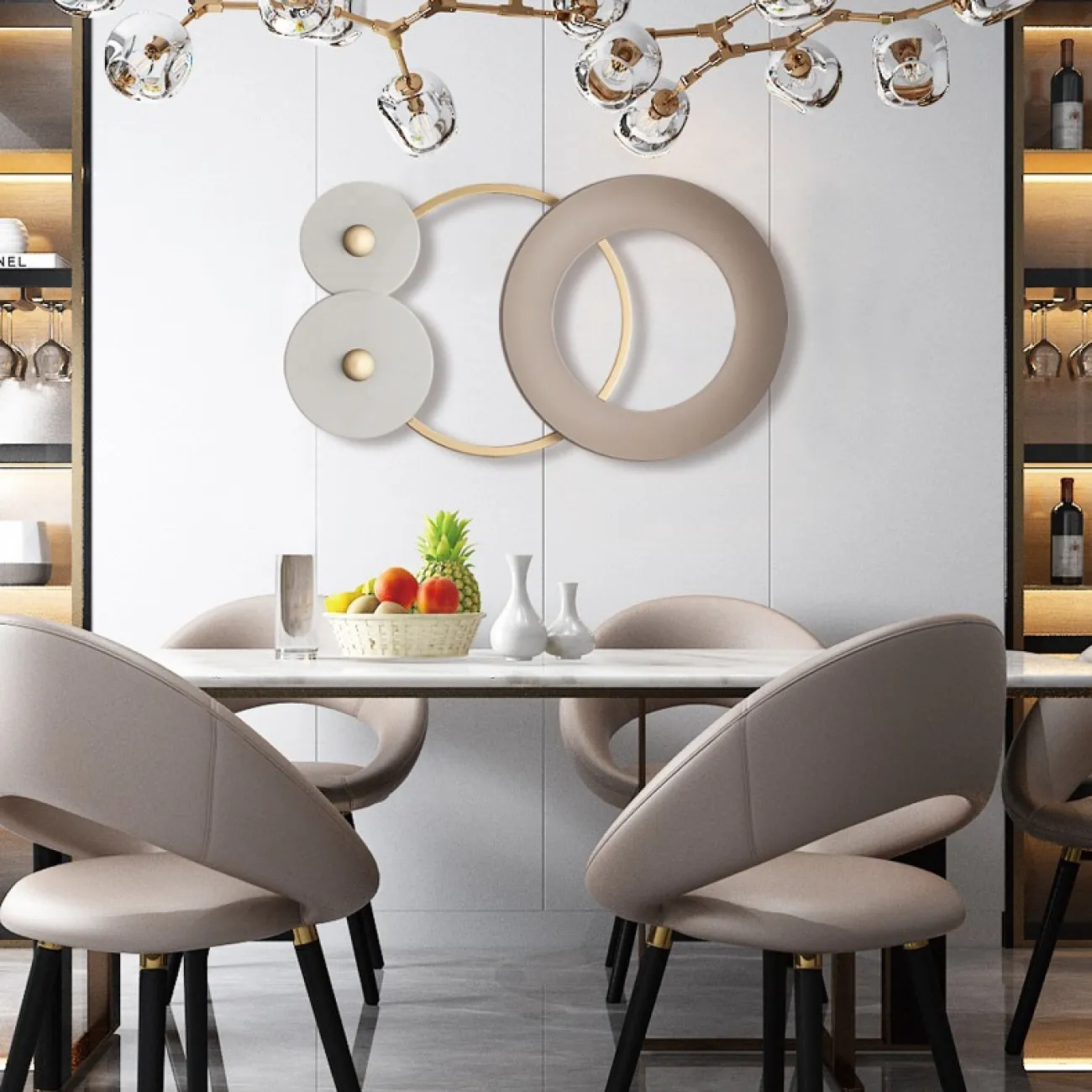 Украшение на стену в пастельных тонах LaLume DK20946-23