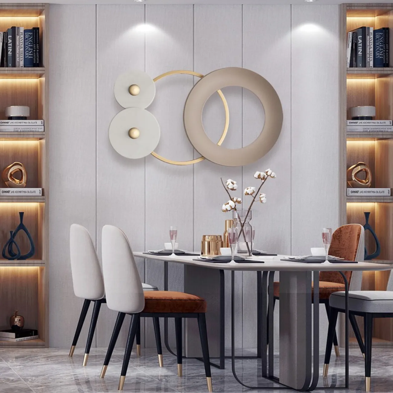 Украшение на стену в пастельных тонах LaLume DK20946-23