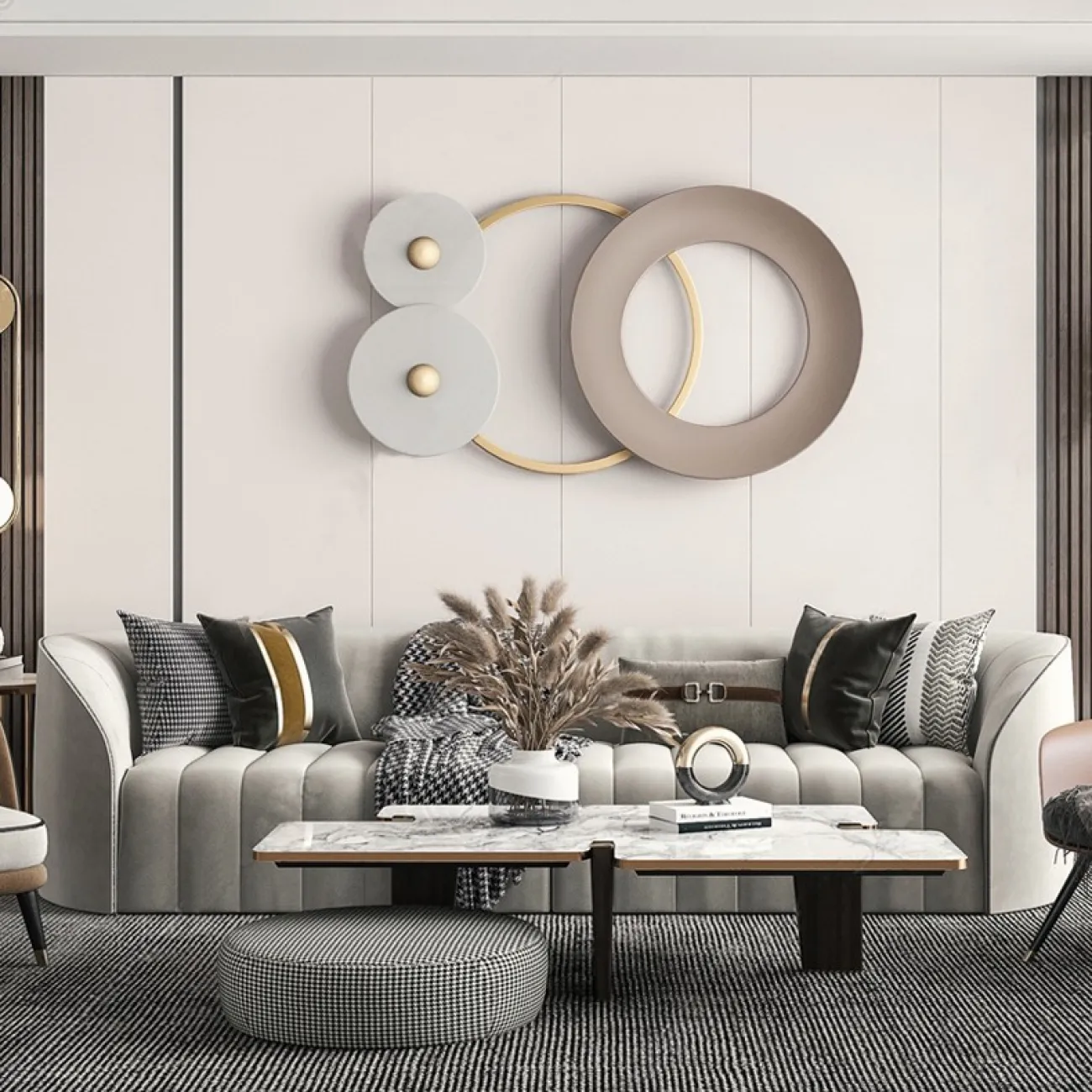 Украшение на стену в пастельных тонах LaLume DK20946-23