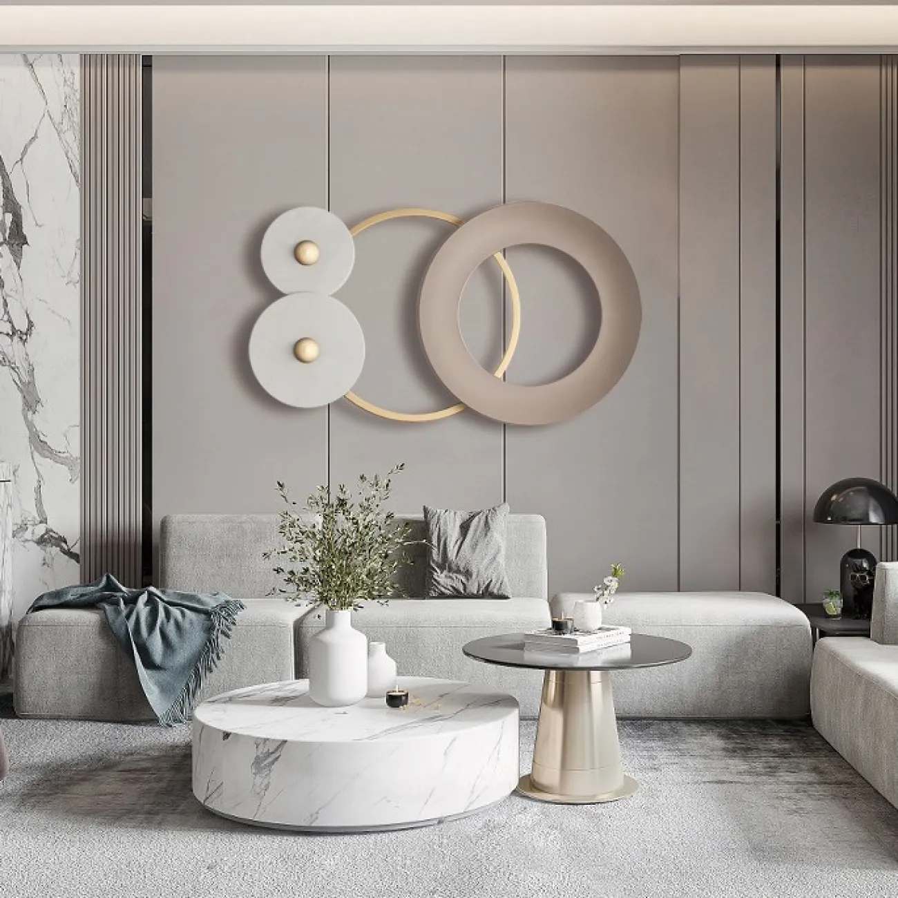 Украшение на стену в пастельных тонах LaLume DK20946-23