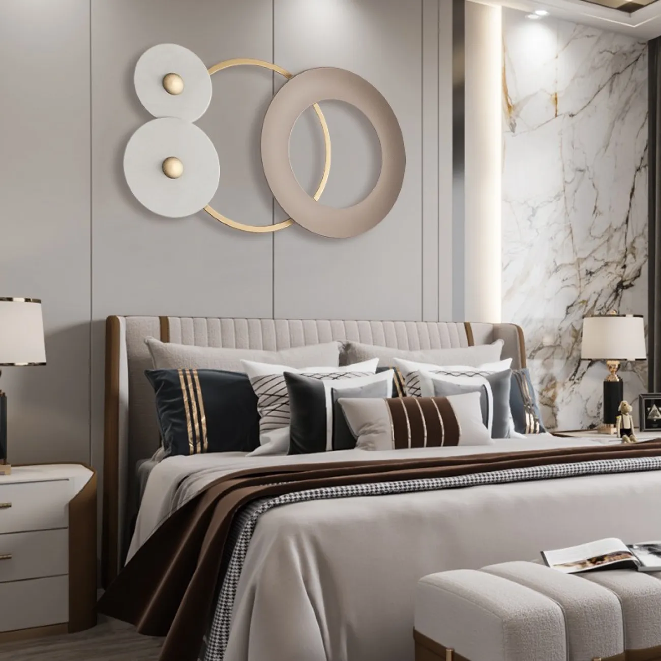 Украшение на стену в пастельных тонах LaLume DK20946-23