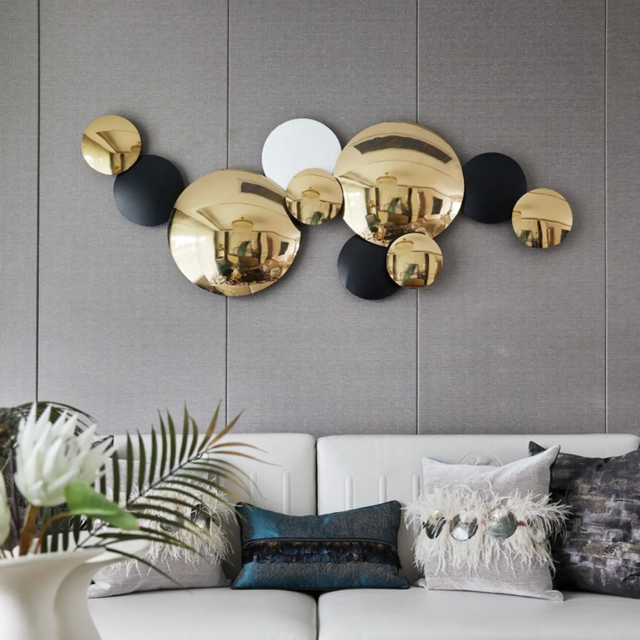 Роскошный настенный декор круги LaLume LaLume DK20947-23