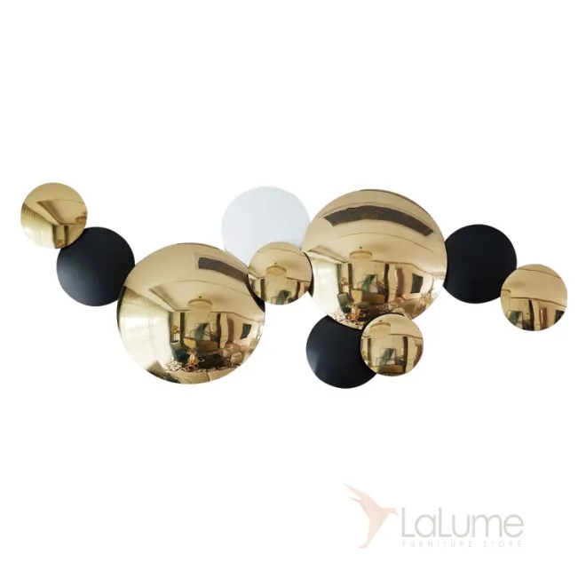 Роскошный настенный декор круги LaLume LaLume DK20947-23 Роскошный настенный декор круги LaLume LaLume DK20947-23