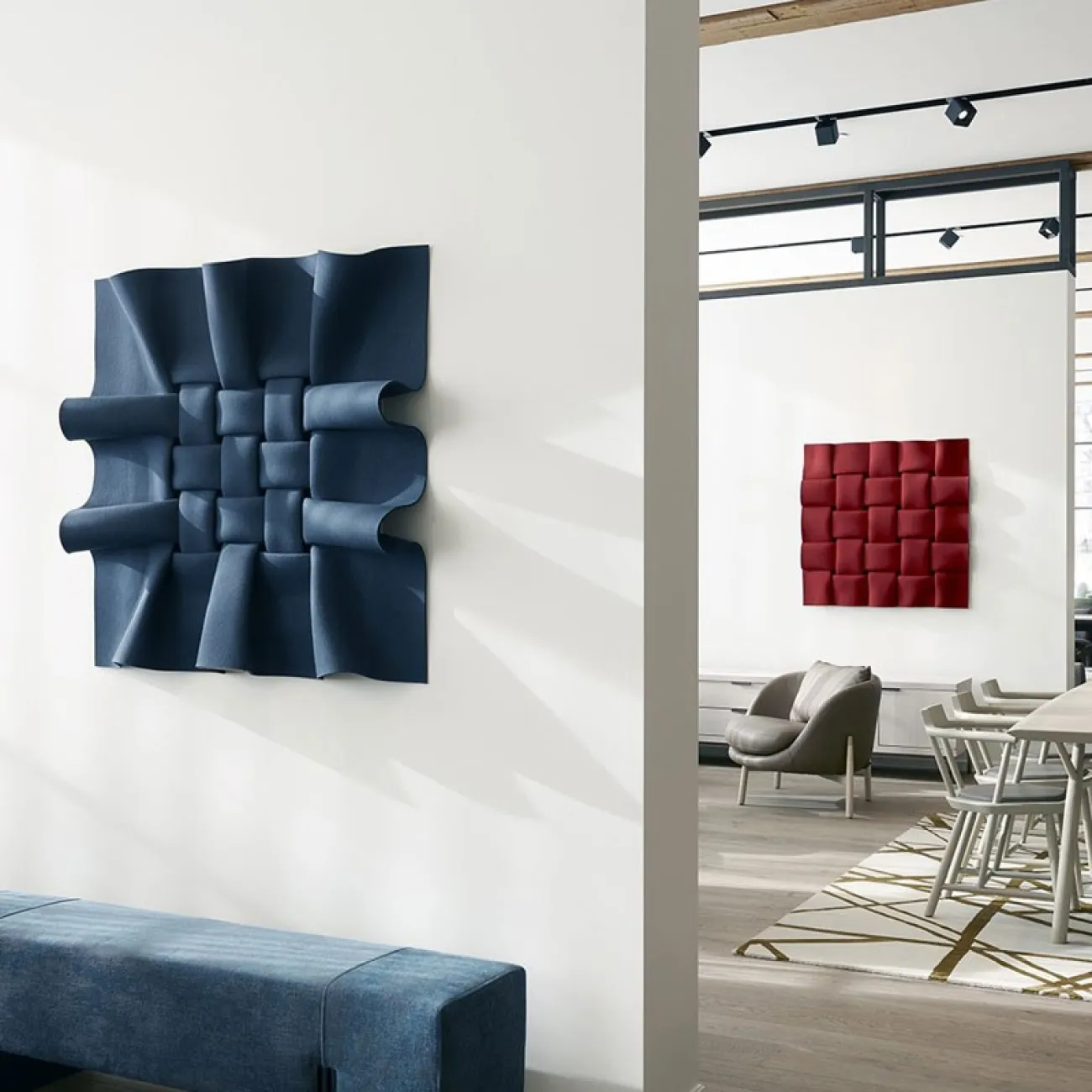 Квадратный настенный декор для гостиной LaLume DK20953-23 Квадратный настенный декор для гостиной LaLume DK20953-23