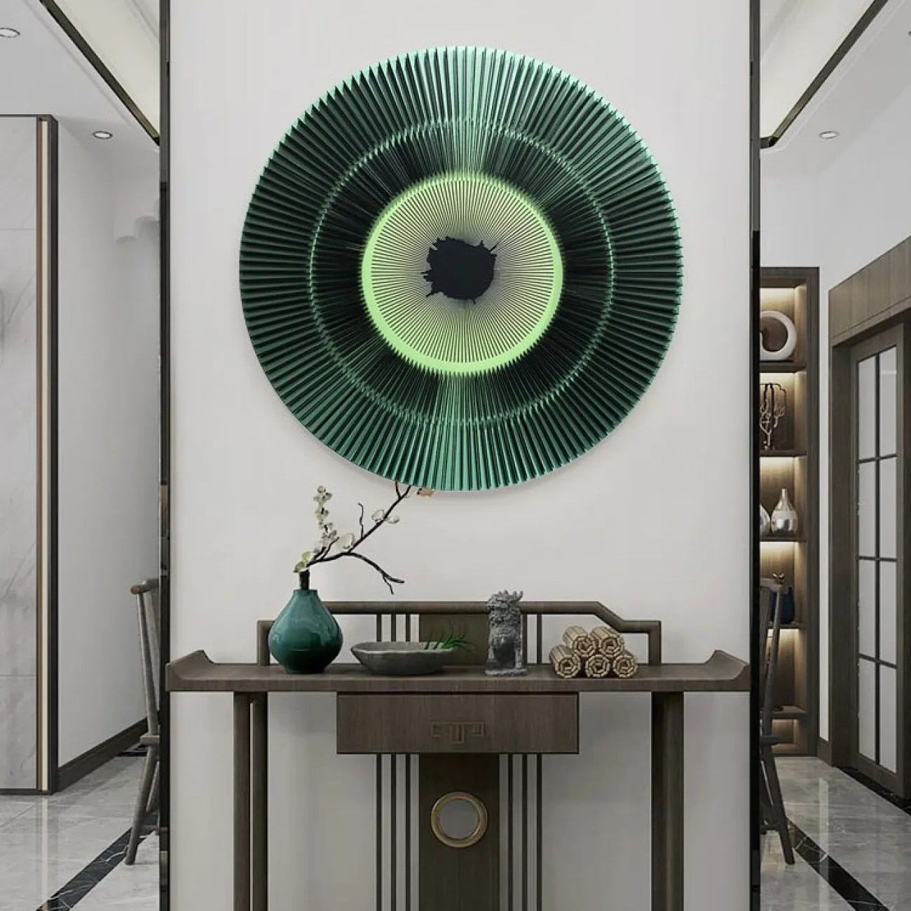 Круглый настенный декор LaLume DK20953-23 Круглый настенный декор LaLume DK20953-23