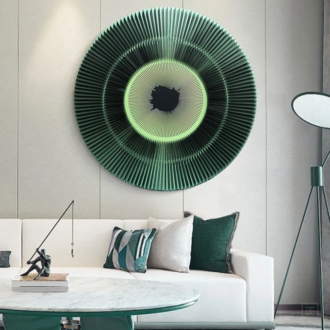 Круглый настенный декор LaLume DK20953-23 Круглый настенный декор LaLume DK20953-23