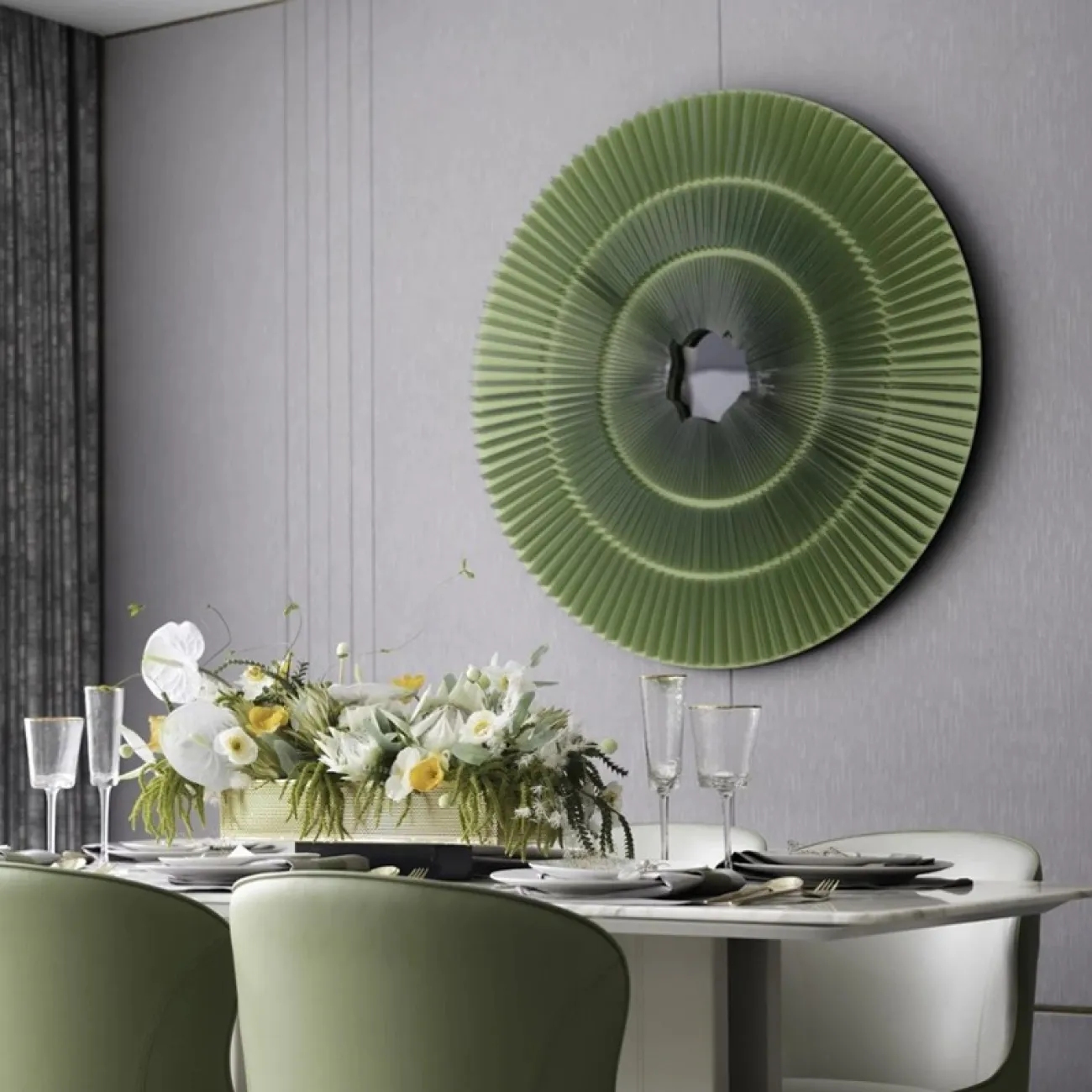 Круглый настенный декор LaLume DK20953-23 Круглый настенный декор LaLume DK20953-23