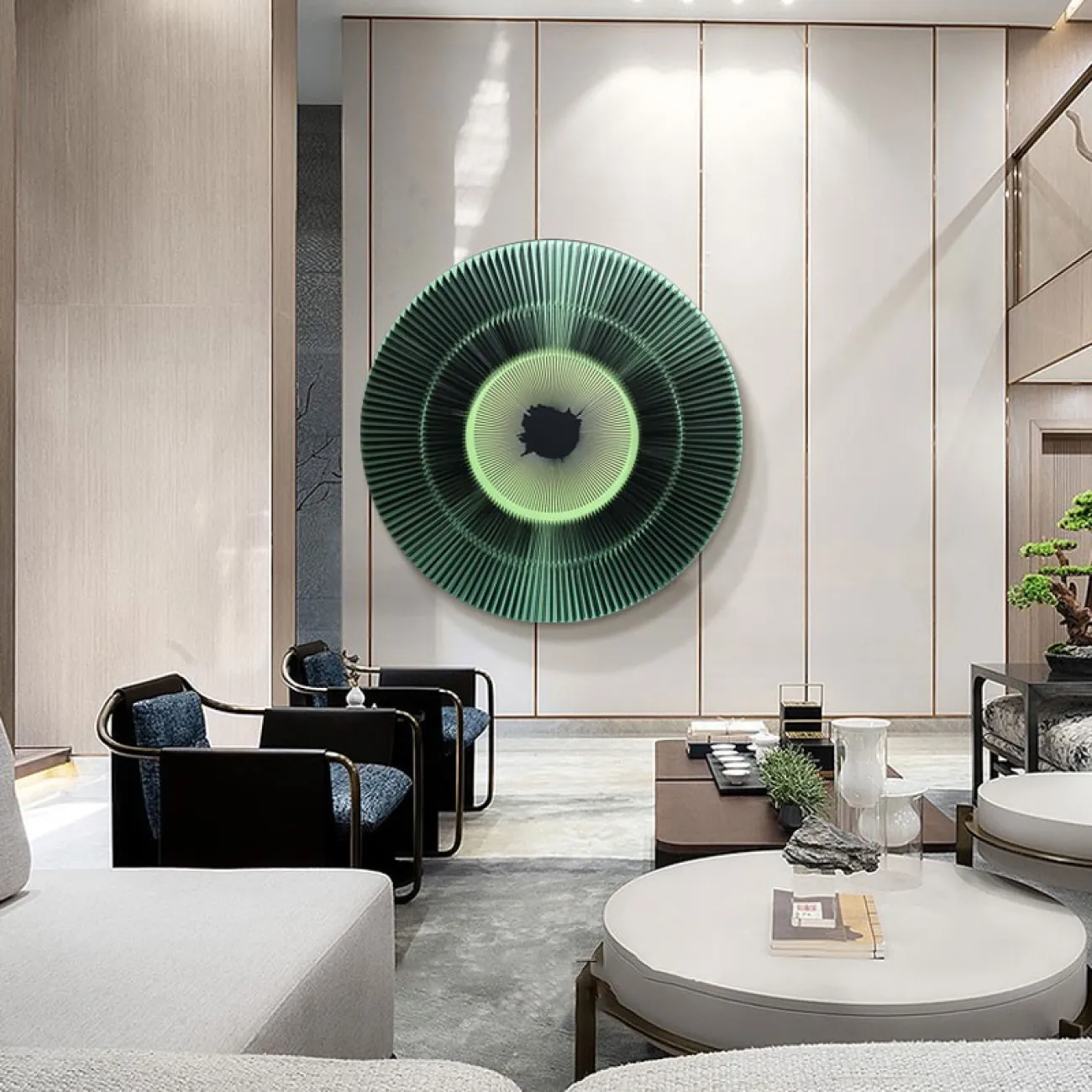 Круглый настенный декор LaLume DK20953-23 Круглый настенный декор LaLume DK20953-23