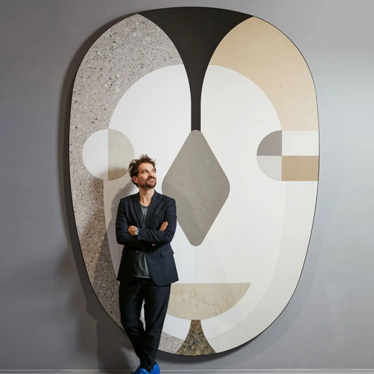 Большая абстрактная картина на стену LaLume DK20959-23 Большая абстрактная картина на стену LaLume DK20959-23