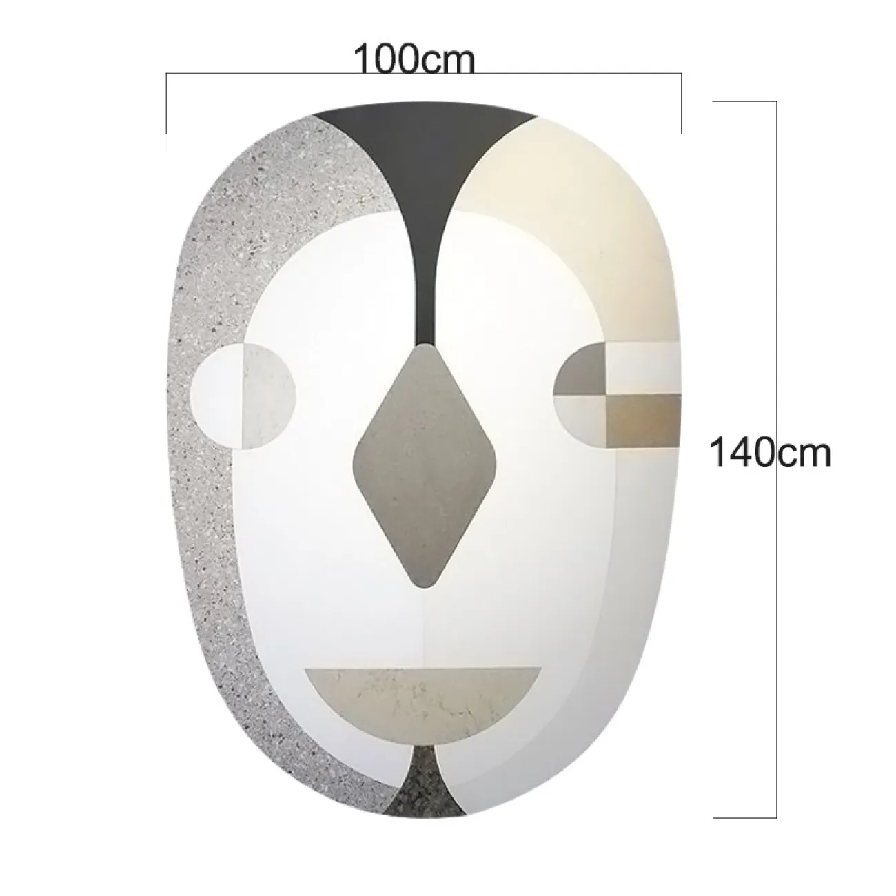 Большая абстрактная картина на стену LaLume DK20959-23 Большая абстрактная картина на стену LaLume DK20959-23