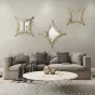 Изящное зеркало в золотой раме LaLume DK20961-23