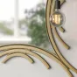 Изящное зеркало в золотой раме LaLume DK20961-23