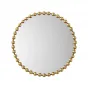 Круглое настенное зеркало в красивой раме LaLume DK20962-23