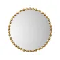 Круглое настенное зеркало в красивой раме LaLume DK20962-23
