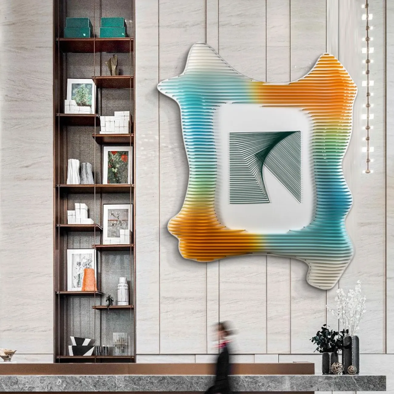 Дизайнерский настенный декор для гостинной DK20843-23 Дизайнерский настенный декор для гостинной DK20843-23