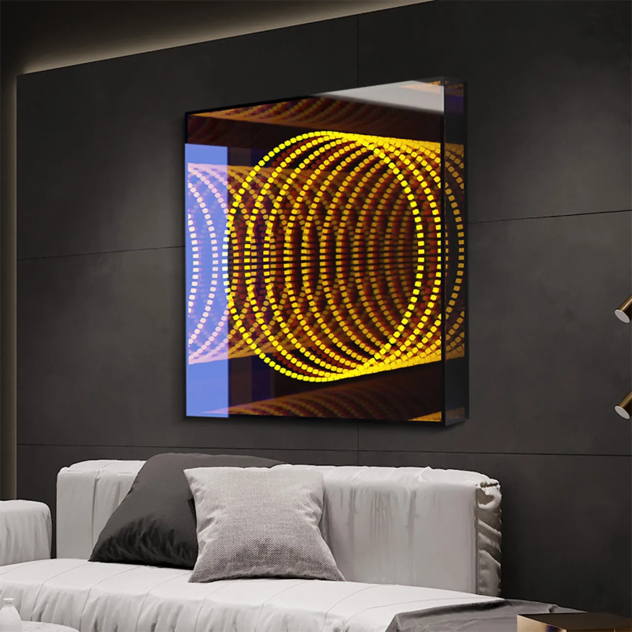 Светящаяся современная роскошная картина для гостиной LaLume DK20844-23 Светящаяся современная роскошная картина для гостиной LaLume DK20844-23