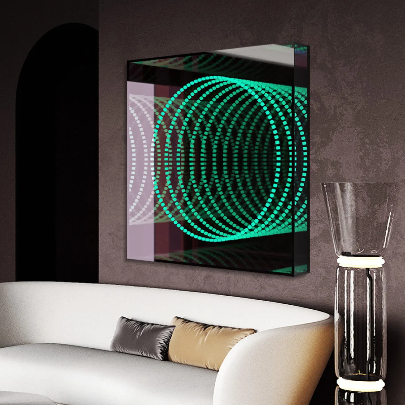 Светящаяся современная роскошная картина для гостиной LaLume DK20844-23 Светящаяся современная роскошная картина для гостиной LaLume DK20844-23