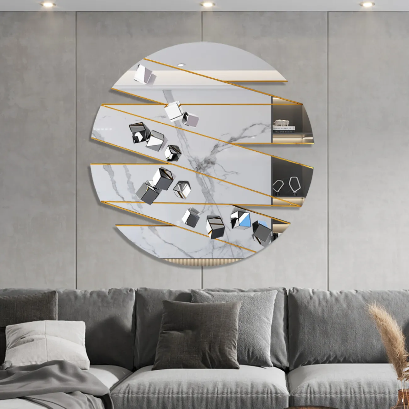 Современный настенный декор для гостиной LaLume DK20845-23