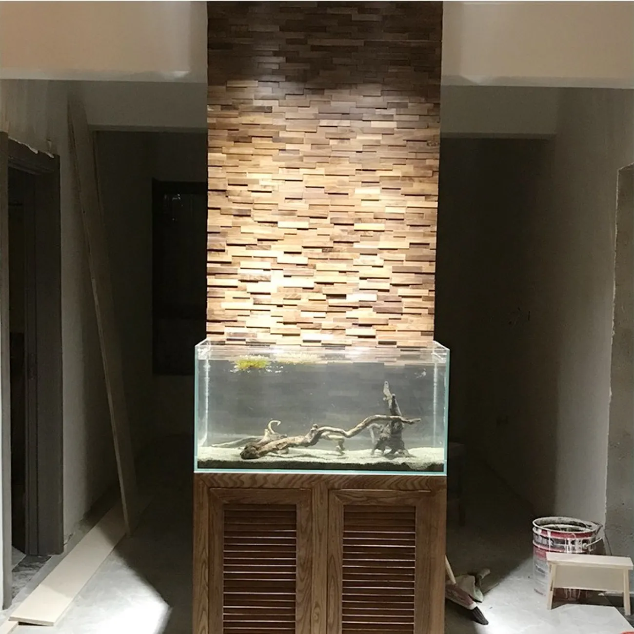 Деревянная 3д плитка на стену LaLume MB20851-23