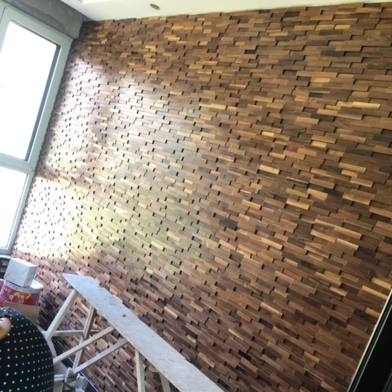 Деревянная 3д плитка на стену LaLume MB20851-23