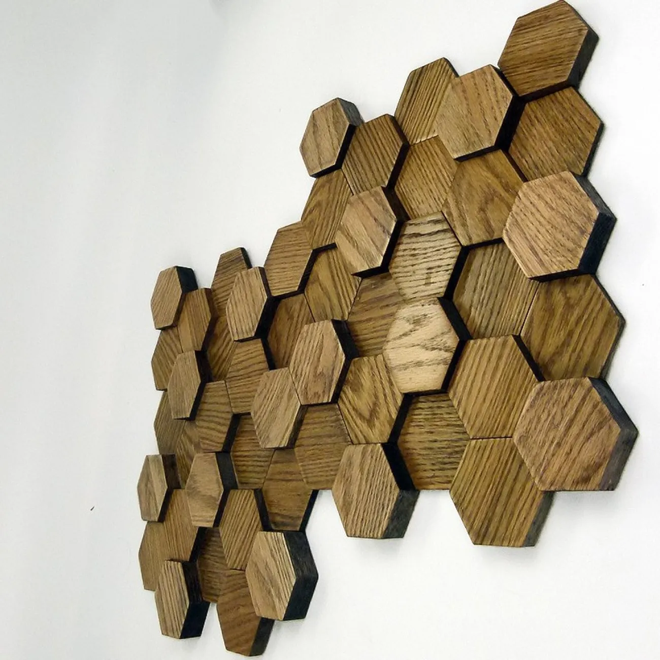 Шестиугольная 3д плитка в виде мозайки  LaLume MB20852-23