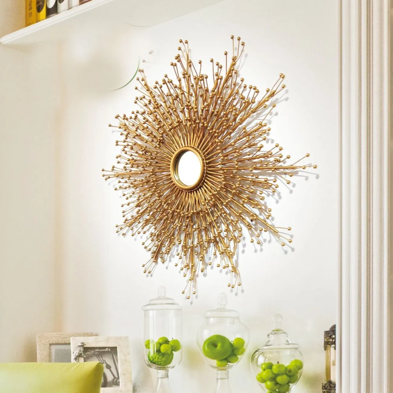 Креативное декоративное настенное зеркало для гостиной LaLume DK20855-23