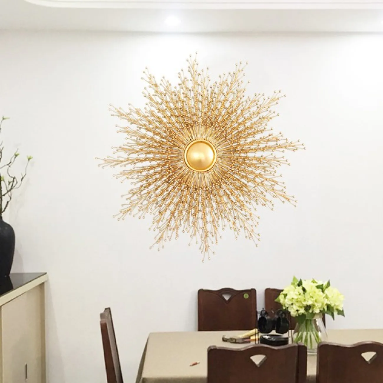 Креативное декоративное настенное зеркало для гостиной LaLume DK20855-23