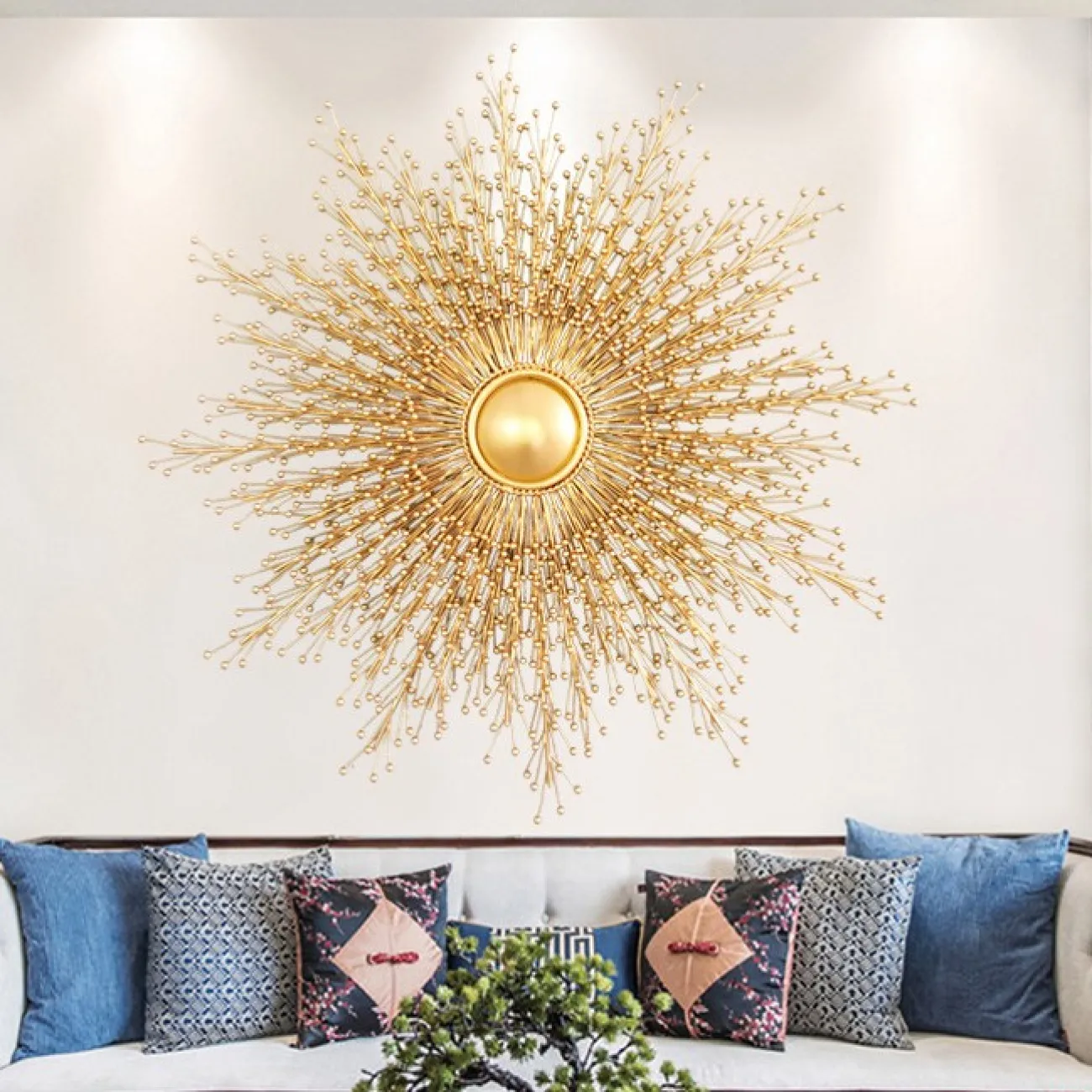 Креативное декоративное настенное зеркало для гостиной LaLume DK20855-23