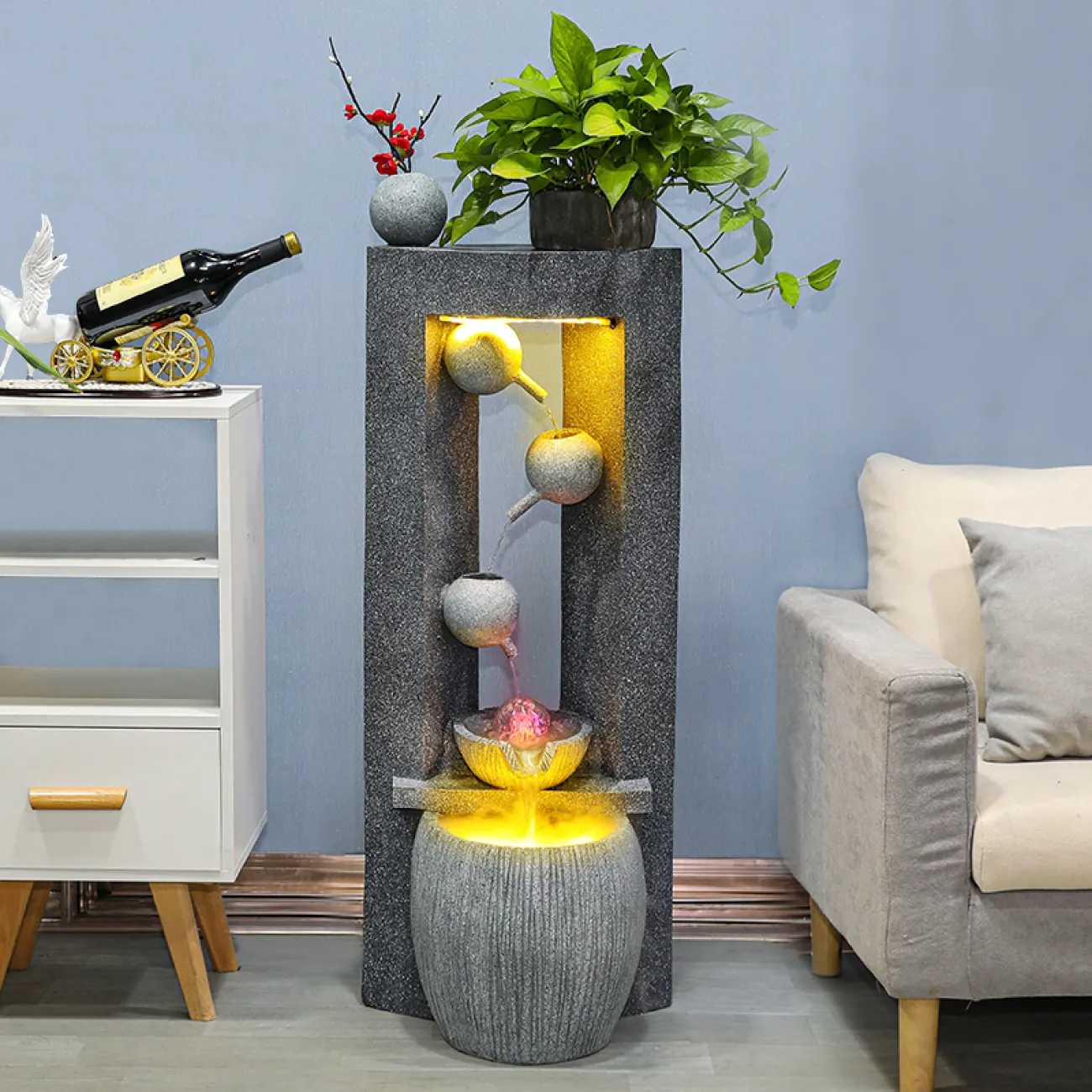 Оригинальный фонтан для дома в скандинавском стиле LaLume DK20857-23