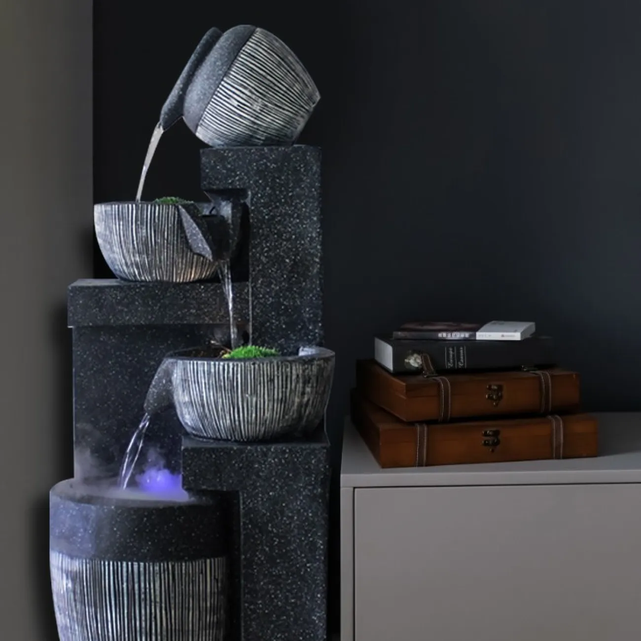 Фонтан для дома с подсветкой LaLume MB20858-23