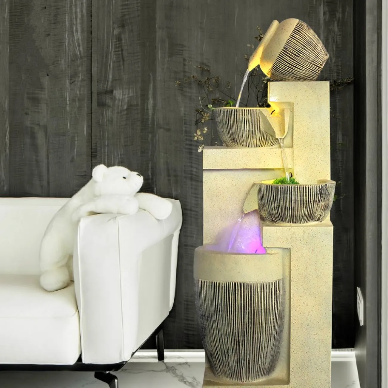 Фонтан для дома с подсветкой LaLume MB20858-23