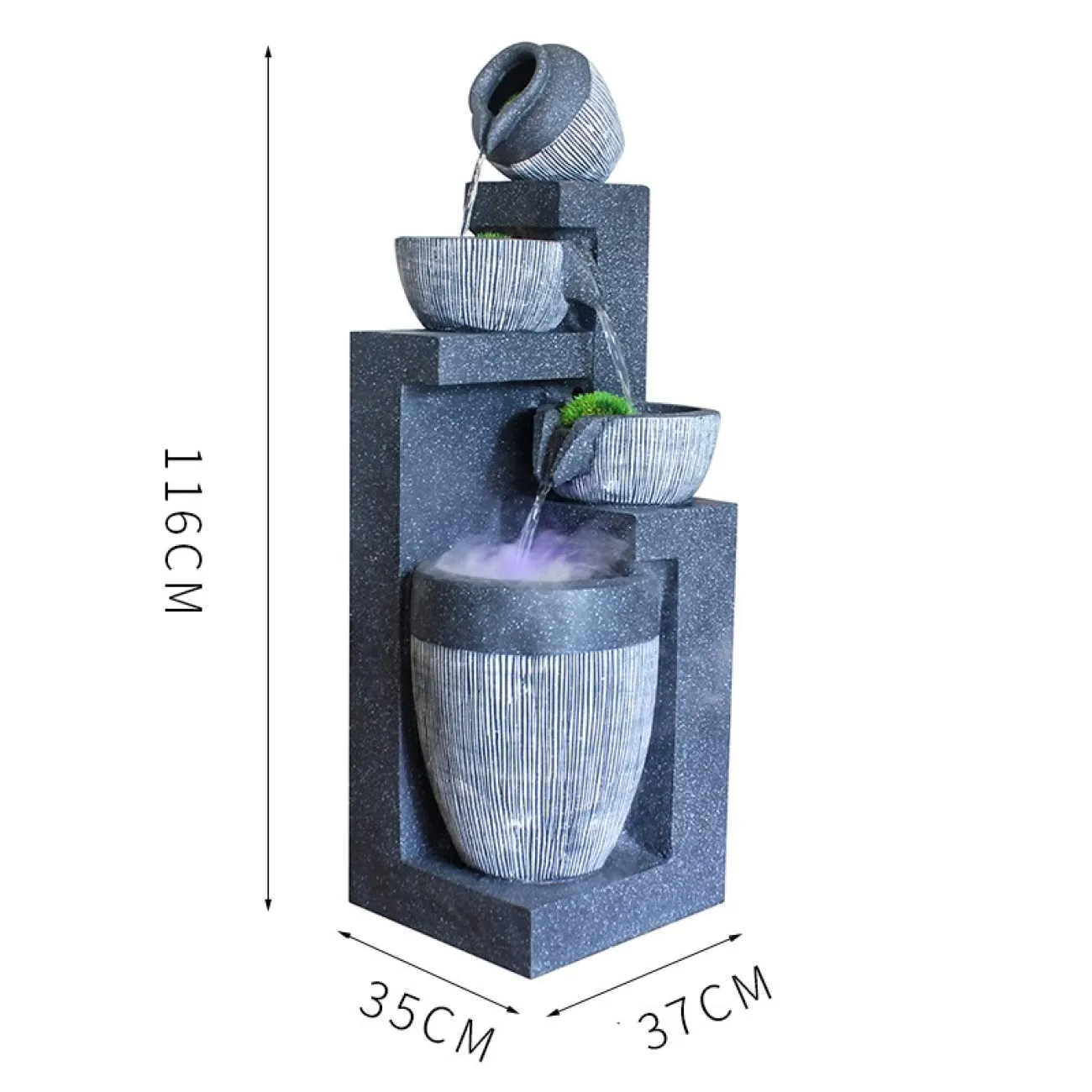 Фонтан для дома с подсветкой LaLume MB20858-23