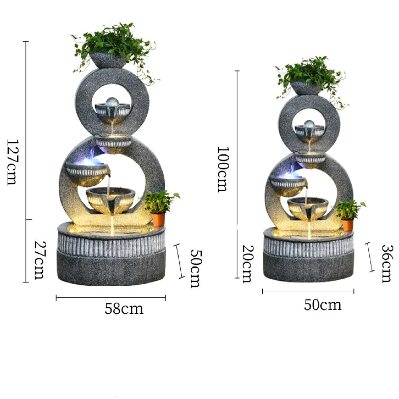 Дизайнерский фонтан для дома с циркулирующей водой LaLume DK20859-23