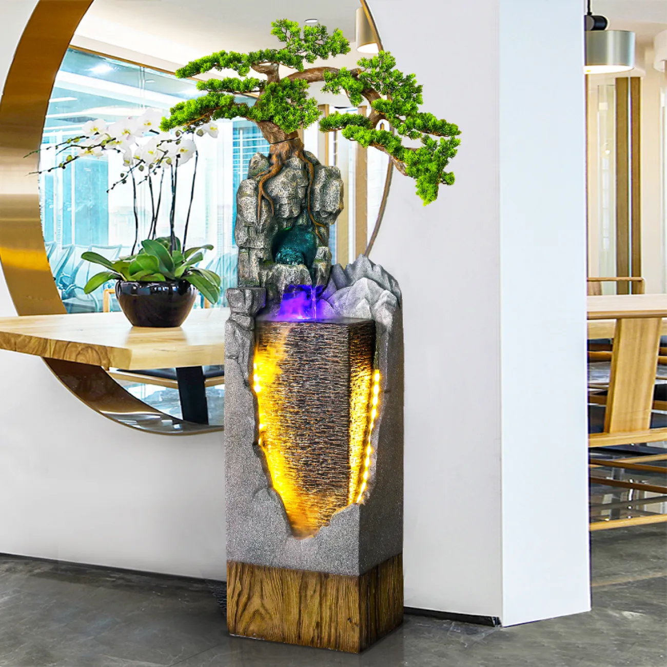 Светящейся дизайнерский фонтан для дома LaLume MB20650-23 Светящейся дизайнерский фонтан для дома LaLume MB20650-23