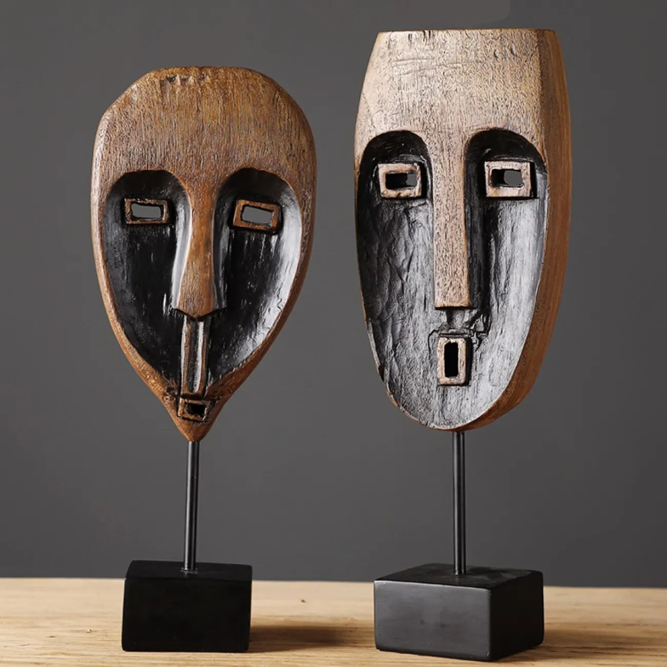 Дизайнерский декор в виде маски для гостиной в современном стиле LaLume DK20861-23