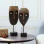 Дизайнерский декор в виде маски для гостиной в современном стиле LaLume DK20861-23