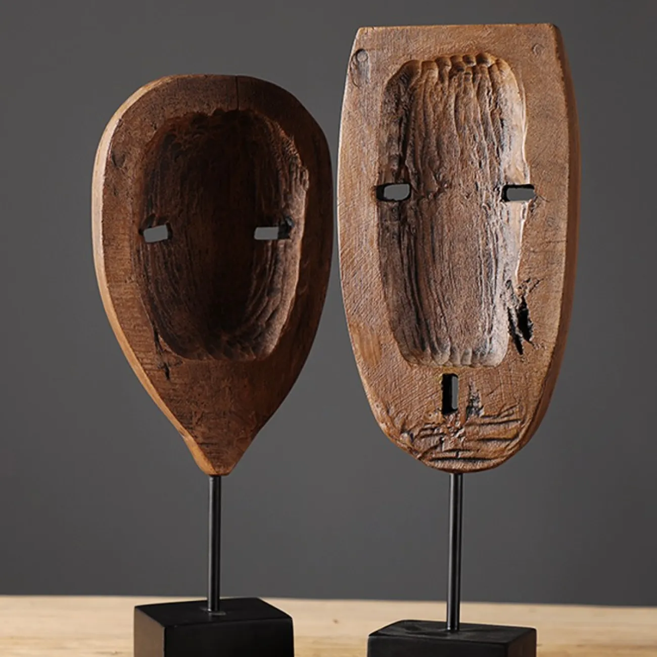 Дизайнерский декор в виде маски для гостиной в современном стиле LaLume DK20861-23