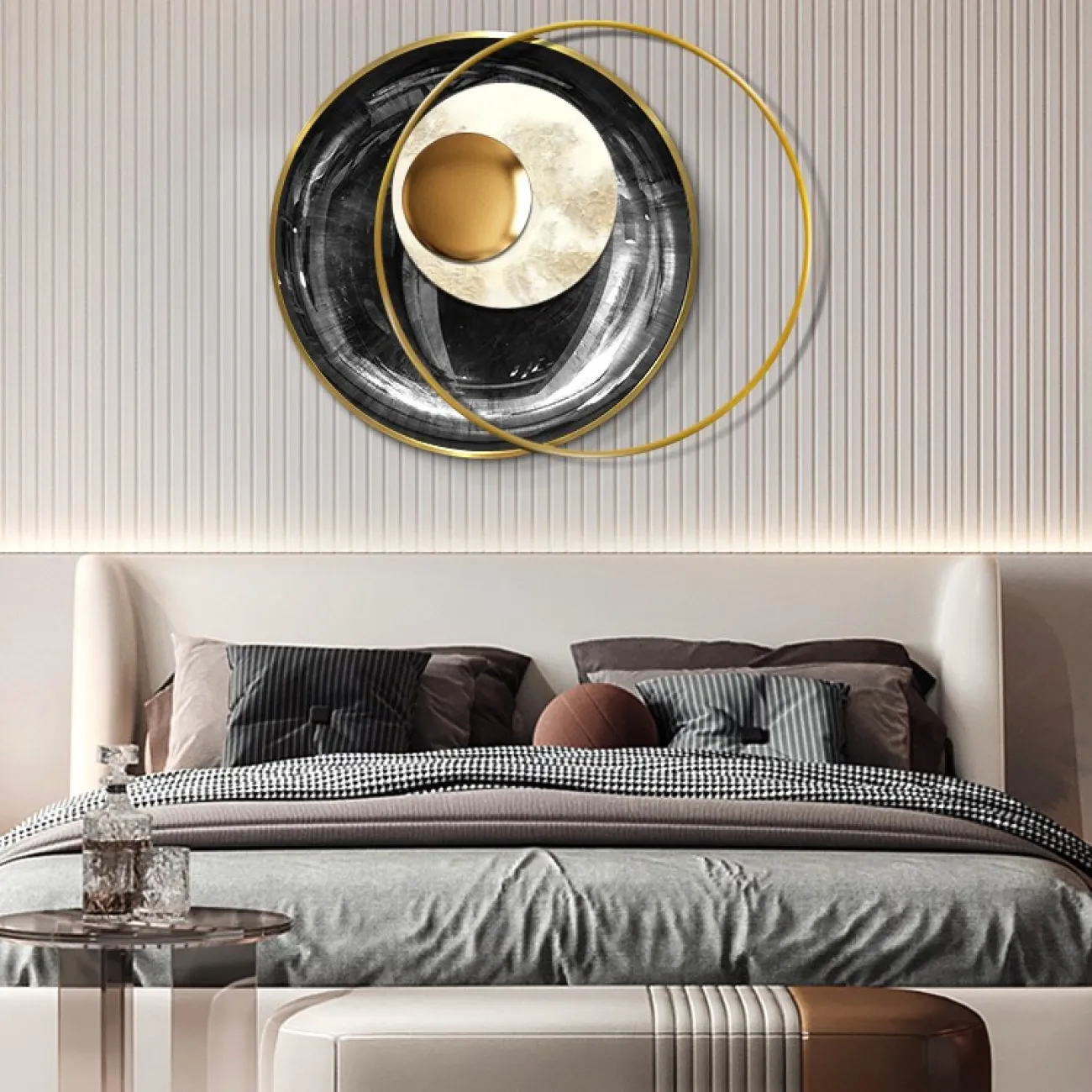 Дизайнерский настенный декор для гостиной LaLume DK20867-23