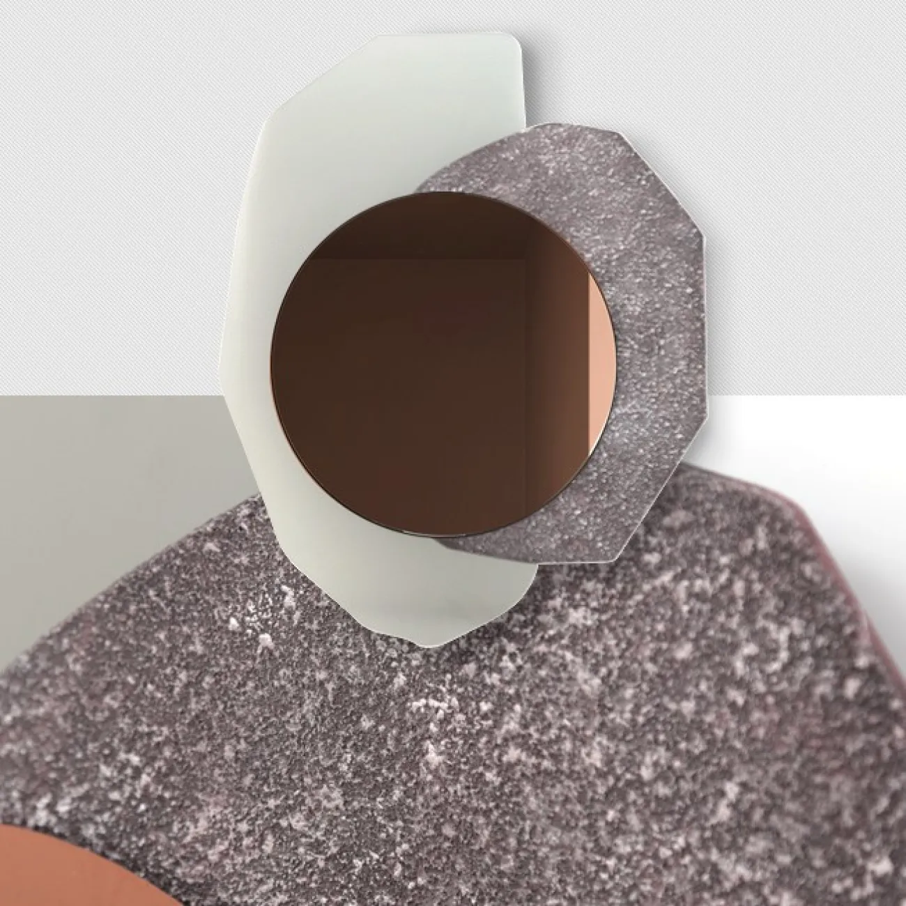 Креативное декоративное настенное зеркало для гостиной LaLume DK20868-23 Креативное декоративное настенное зеркало для гостиной LaLume DK20868-23