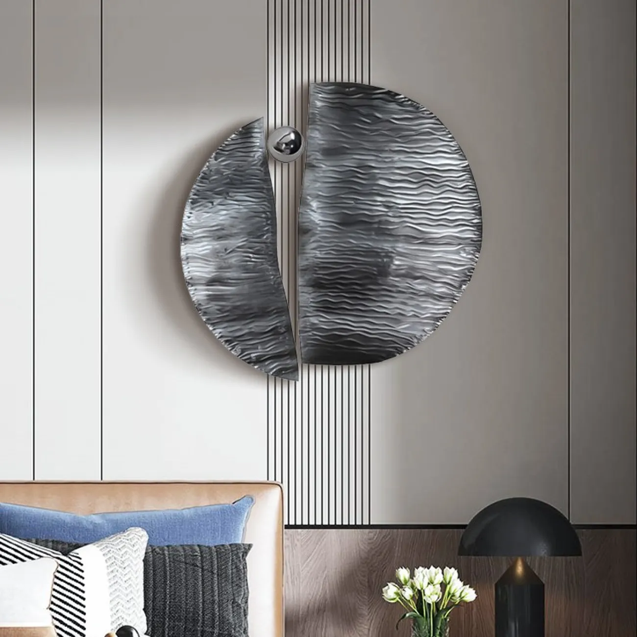 Настенная рельефная живопись для гостиной LaLume DK20869-23