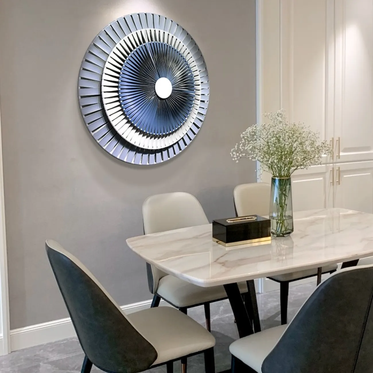 Круглый настенный декор для гостиной LaLume DK20878-23