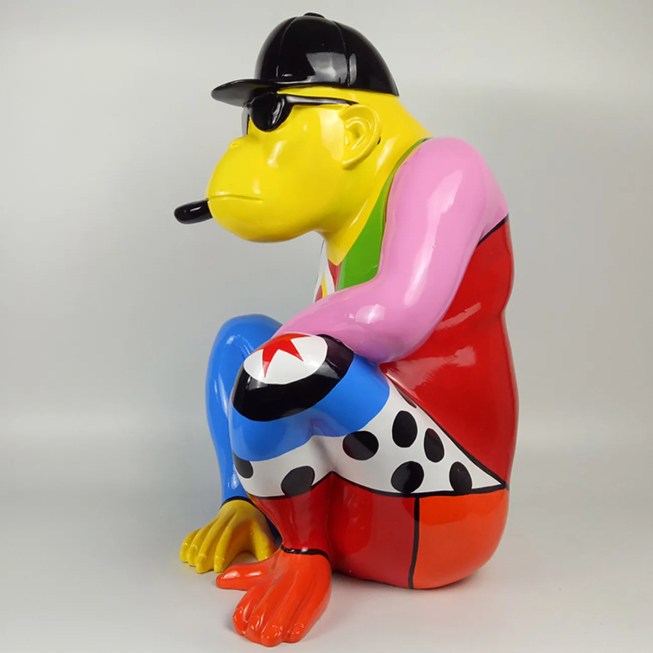 Интерьерный декор обезьяна с сигарой LaLume DK20884-23