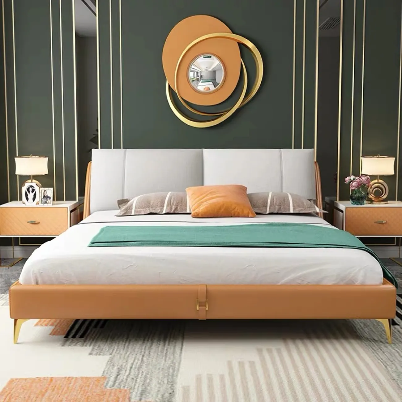 Оригинальное настенное зеркало для гостиной LaLume DK20885-23 Оригинальное настенное зеркало для гостиной LaLume DK20885-23