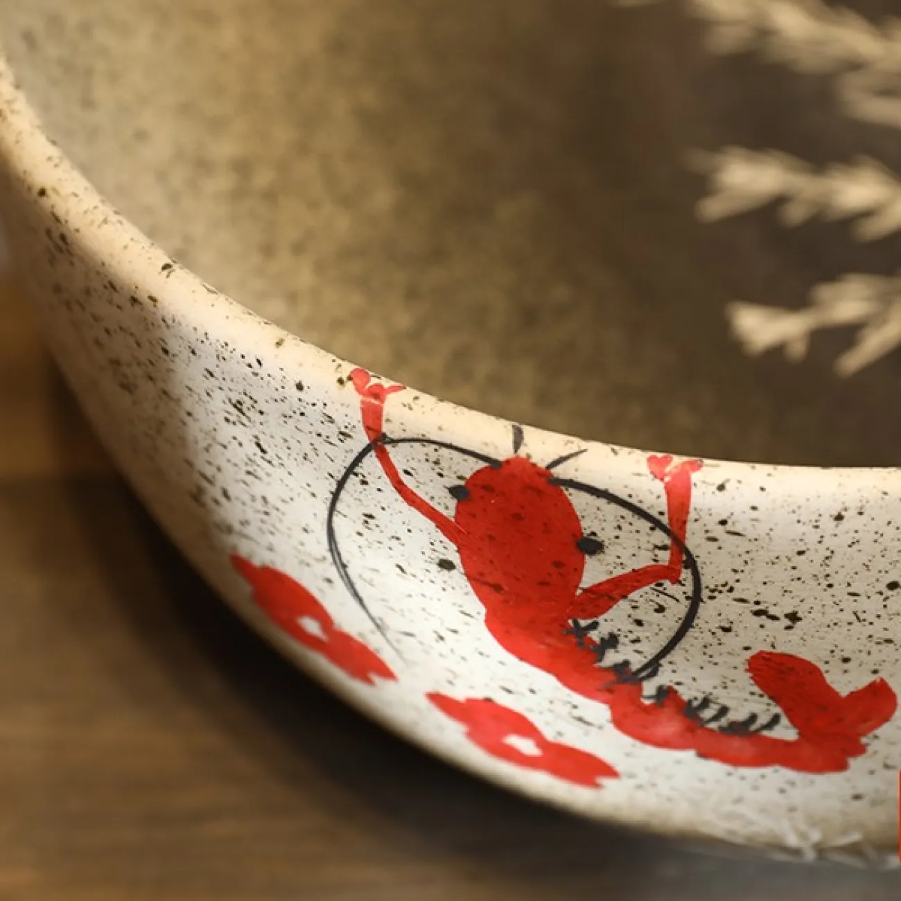 Керамический умывальник с узором для ванной комнаты LaLume MB20744-23 Керамический умывальник с узором для ванной комнаты LaLume MB20744-23